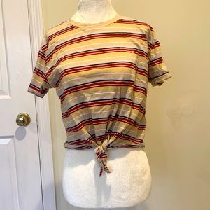 ❄️Holister striped crop top